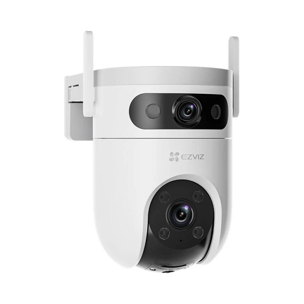 CÁMARA IP WIFI EXTERIOR | 10MP | DOBLE LENTE | GIRATORIA | SIRENA Y LUZ ESTROBO | COLOR VU | AUDIOBIDIRECCIONAL | 512GB