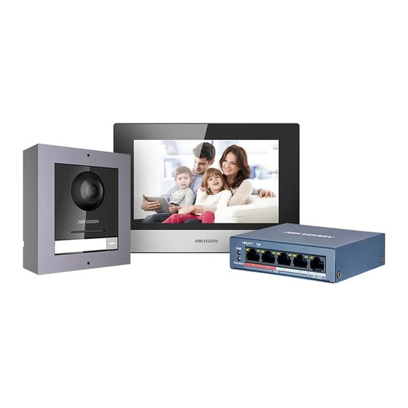 KIT VIDEO PORTERO IP 2MP MONITOR WIFI HIKVISION DS-KIS602